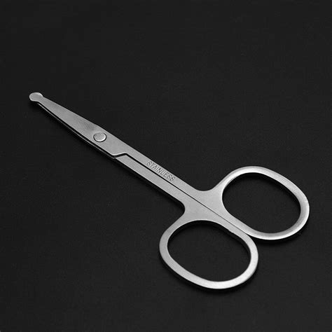 1pc Stainless Steel Nose Hair Scissor Eyebrow Nose Hair Cut Manicure