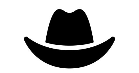 Hat Cowboy Free Vector Icon Iconbolt