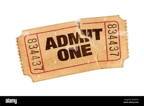 Admit One Ticket Image