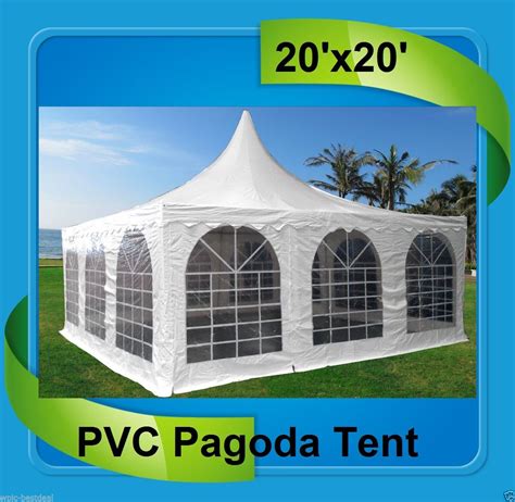 Enjoy free shipping on most stuff, even big stuff. 20 x 20 PVC Pagoda Tent Canopy Gazebo
