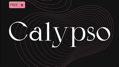 Calypso Font · Pinspiry