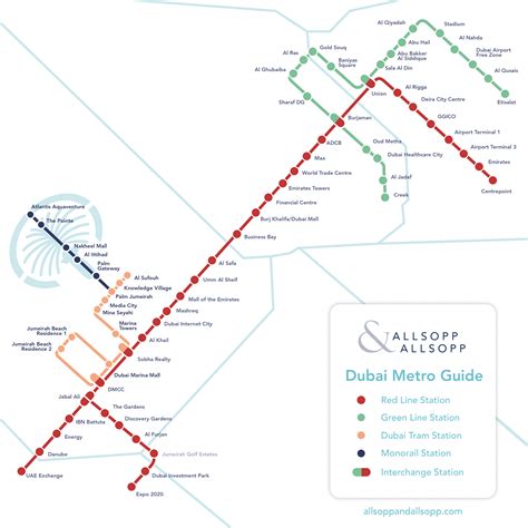 Dubai Metro Map