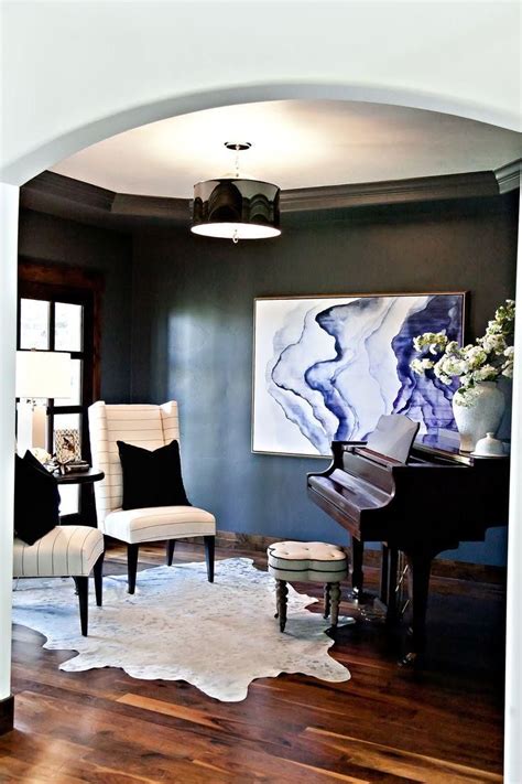 Pin by Michelle Berger on Loved Interior Design | Piano room decor