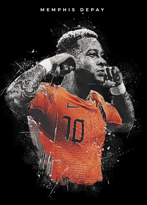 Memphis Depay Poster By Creativedy Stuff Displate In 2021 Memphis