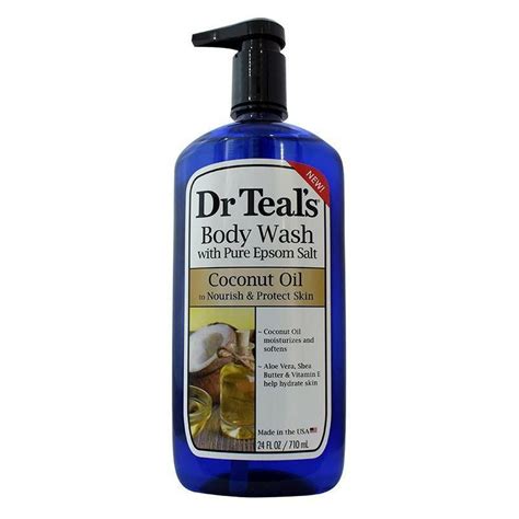 Buy Dr Teals Epsom Salt Body Wash Coconut Oil 710ml Online Shop Beauty And Personal Care On