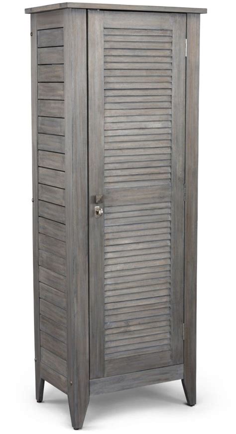 Homestyles® Maho Gray Storage Cabinet Woods Furniture