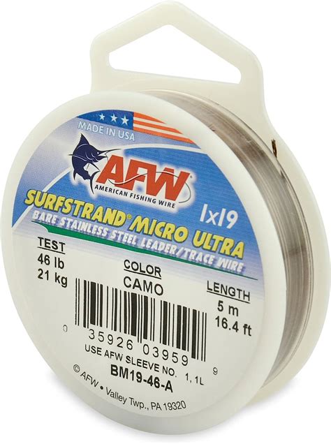 American Fishing Wire Surfstrand Micro Ultra Bare 1x19
