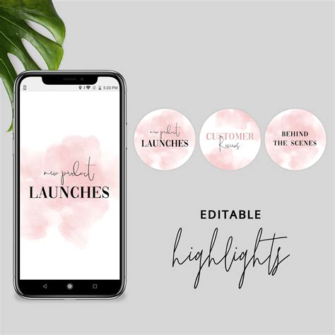 Instagram Story Cover Template Diy Ig Highlights Design Instant