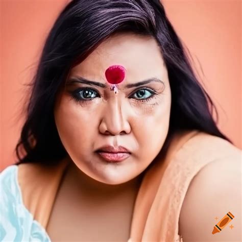 close up portrait of a cute british bangladeshi woman on craiyon