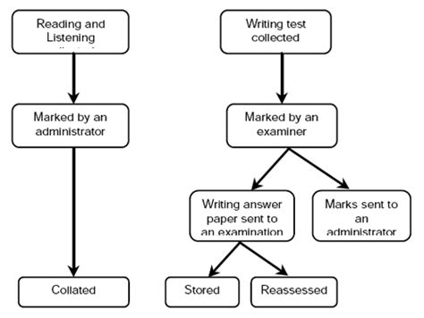 Ielts Academic Writing Task Model Answer Flowchart Typical Stages