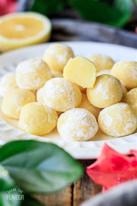 Easy White Chocolate Lemon Truffles | Savor the Flavour