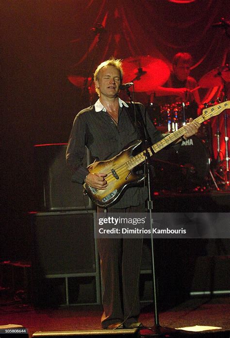 Sting 3837638 During Tbstnt Upfront Show April 22 2004 At News