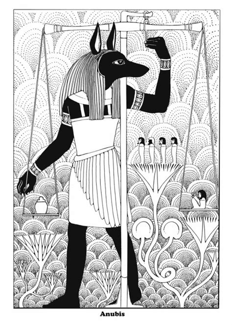 Coloriage Anubis img 16355