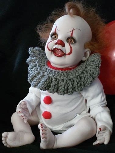 Reborn Baby~pennywise Creepy Baby Dolls Halloween Doll Creepy Doll