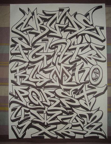 Blackbook Alphabet Graffiti Letters Alfabeto Grafite Fonte Grafite E