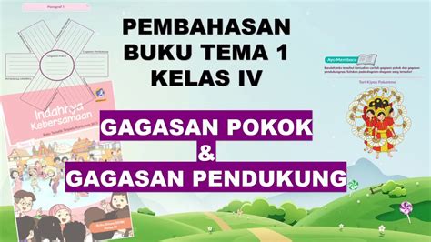 Contoh Gagasan Pokok Dan Gagasan Pendukung Kelas Sd Gudang Materi