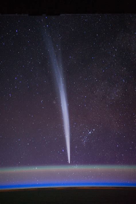 Comet Lovejoy From The Space Station The Planetary Society