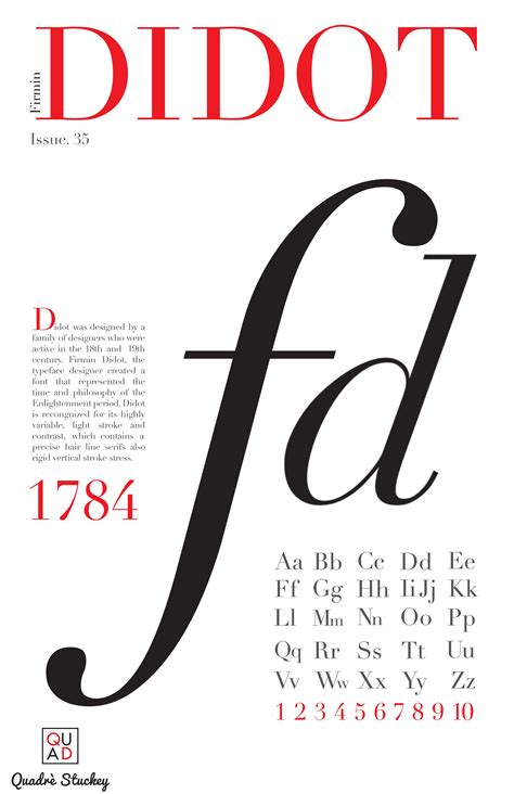 The new york times dropped the period after the name. Didot Poster | Didot poster, Typographic poster design, Didot