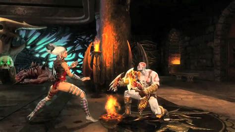 Mortal Kombat 9 [gameplay De Kratos En Ps3] Youtube