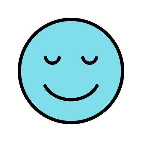 Calm Emoji Vector Icon 377389 Vector Art At Vecteezy