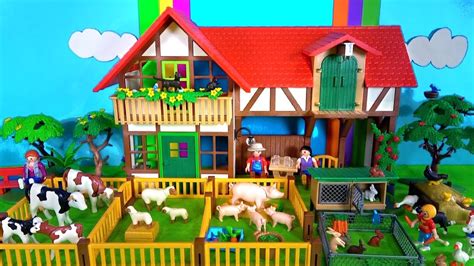 Playmobil Farm New Farm Animals Arrive Learn Animal Names And Colors