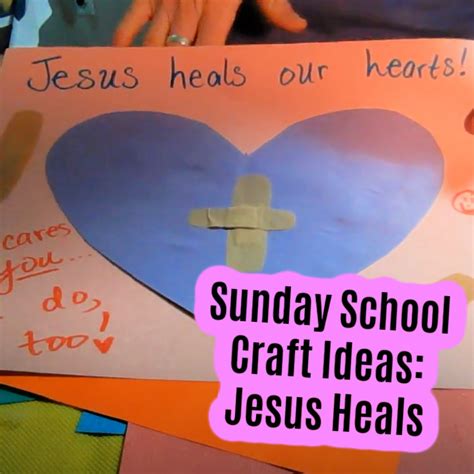 Jesus Heals Craft Ideas For Mark 129 39 Ministry To Children