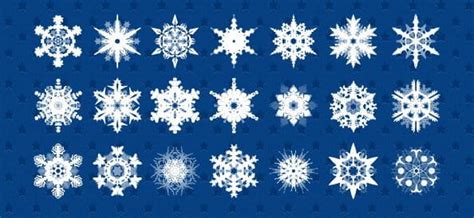 Snowflakes Psd Set Psd Vector Uidownload