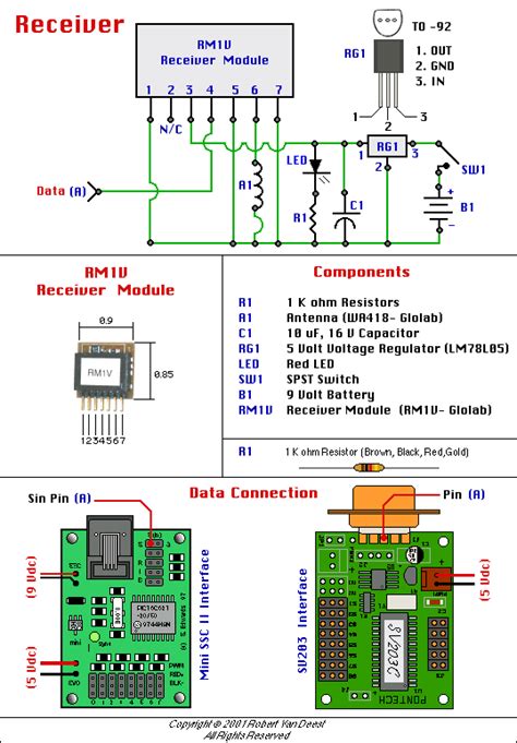 Wireless Control Receiver Schematic Electronic Engineering Electrical