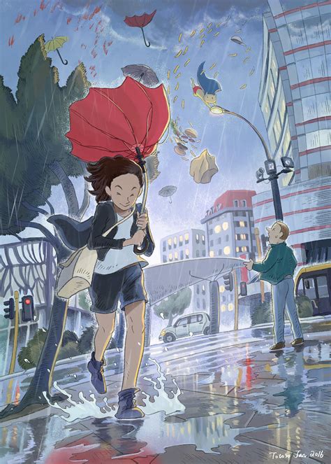 A Windy And Rainy Day In Welly By Ayerslibrary On Deviantart