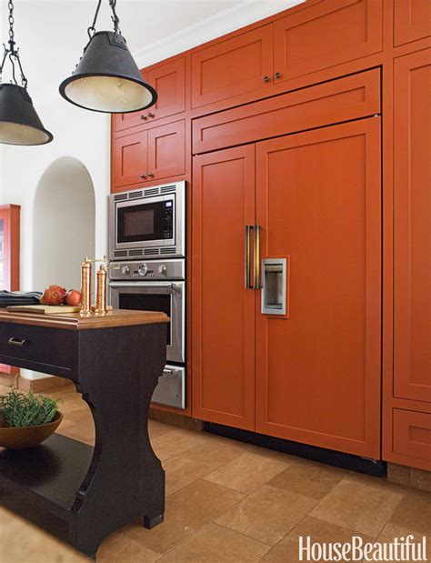 Orange paint colors add joy when used in a kitchen or a bathroom. Burnt Orange Kitchen - Burnt Orange Decor