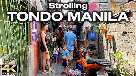 First Time Walking This Part Of Tondo Manila Philippines 4k Youtube