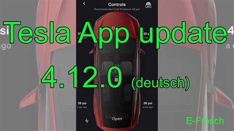 Tesla App Update 412 Deutsch Youtube