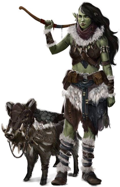dungeons and dragons orcs and half orcs inspirational dungeons and dragons characters female