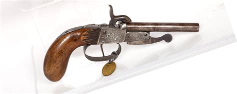 Lefaucheux Pistol 1880s Jmd 11304 Holabird Western Americana Collections