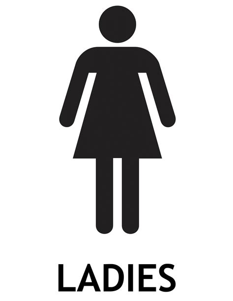 Toilets Signs Poster Template