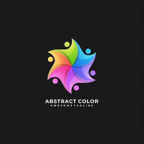 Premium Vector Abstract Colorful Logo