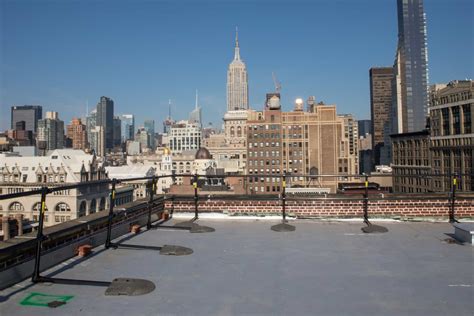 Roof Railing On A Historic Rooftop In New York City Case Study