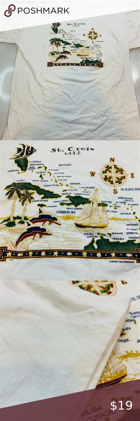 Vintage US Virgin Islands St Croix U S V I Shirt St Croix Usvi St