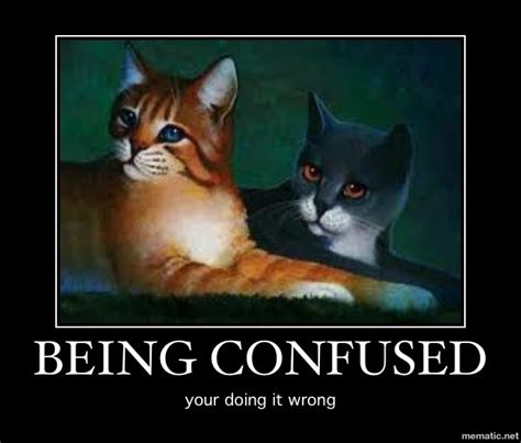 Cats are always known for their smart minds, and they especially attracted us by there cuteness. Warrior cats demotivational by nightfury10 on DeviantArt