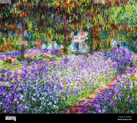 Claude Monet Le Jardin De L Artiste à Giverny Peinture Impressionniste 1900 Photo Stock Alamy