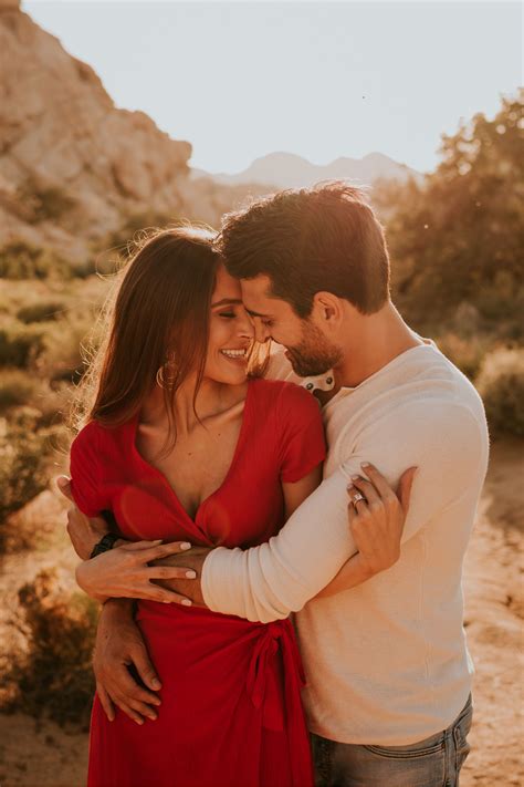 Romantic Engagement Session At Hidden Valley Joshua Tree National Park