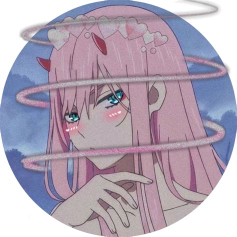Darling 002 02 Anime Aesthetic Sticker By Itisime