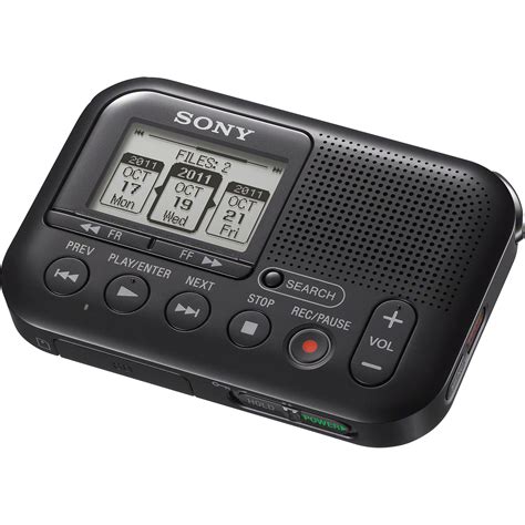 Sony Icd Lx30 Digital Voice Recorder Black Icd Lx30blk Bandh