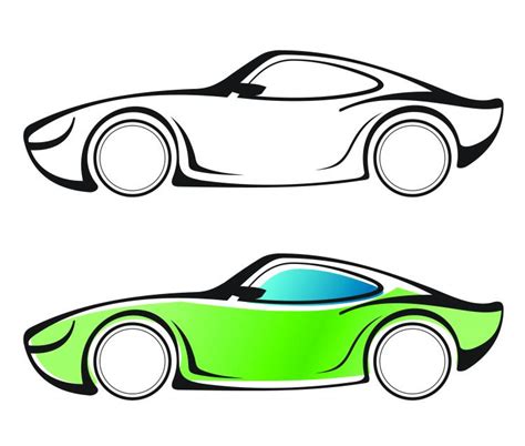 These start to flesh out the overall proportion of the car. Line drawing car vector Free Vector / 4Vector
