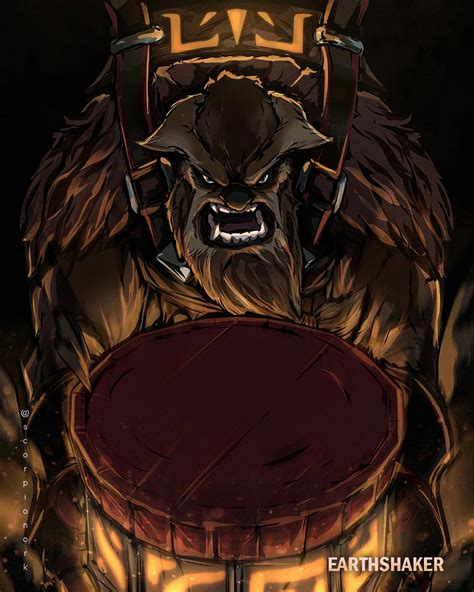 Earthshaker Fan Art 31121 All Hero Challenge Rdota2