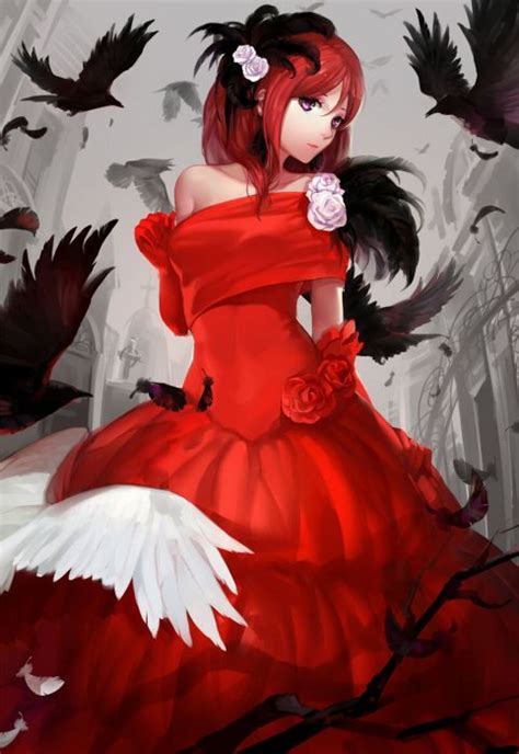 20 Red Anime Girl Wallpaper Orochi Wallpaper