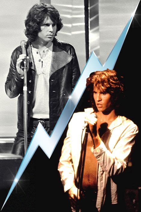 Screen test for oliver stone's movie the doors from november 1989 featuring val kilmer as jim morrison and heather graham. Val Kilmer as Jim Morrison. seriously uncanny resemblance ...