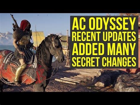 Assassin S Creed Odyssey Update ADDED SECRET CHANGES Armor Nerf Mount