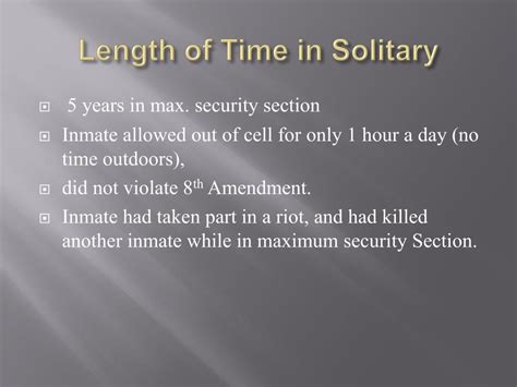 Ppt Constitutional Rights Of Prisoners Chapter 6 The Hole And