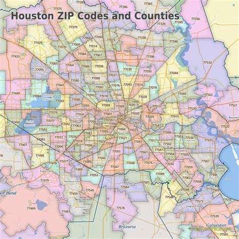 City Of Houston Zip Code Map